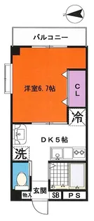 カーサ・エスペランサ【3階】の間取り
