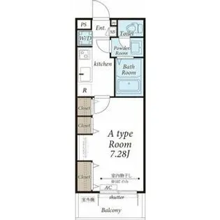 リブリ・エスポワール表柴田【1階】の間取り