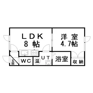 フェリス(松浦)【1階】の間取り