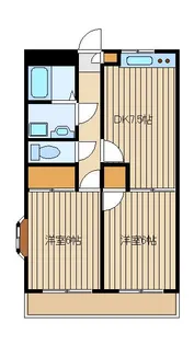 ピニエール高野台A棟【1階】の間取り