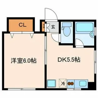 東京都荒川区東尾久3【マンション】の間取り