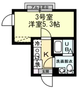 スマートマリーナ【5階】の間取り