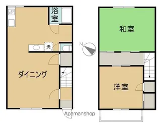 サンシャイン北【2階】の間取り
