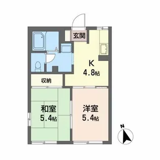 メゾン エトワール D【1階】の間取り