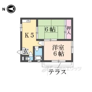 ロイヤルハイム日建【1階】の間取り