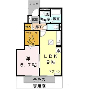 兵庫県加古川市加古川町北在家【アパート】の間取り