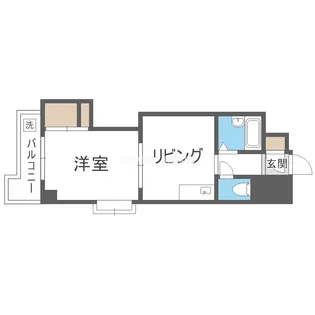大阪府大阪市北区本庄東2丁目【マンション】の間取り