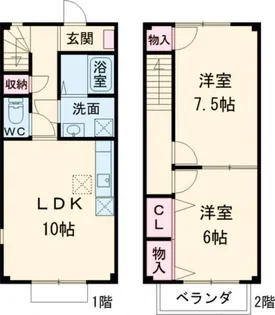 プランドールUnの間取り