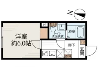 ホワイトキューブ若宮【2階】の間取り