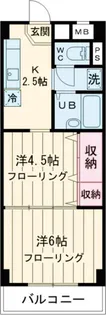 サンヒルズ赤塚【3階】の間取り