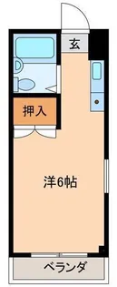 大橋ハイツ【2階】の間取り