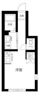 東京都北区滝野川3【アパート】の間取り