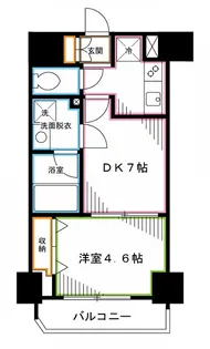 日神デュオステージ中野坂上NEXT【3階】の間取り