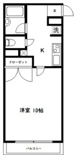 ル・クレソンヴェール【2階】の間取り