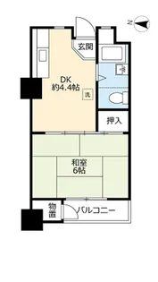 UR鶴山台【7階】の間取り
