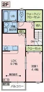 CasaManzano(カサ・マンサーノ)【2階】の間取り