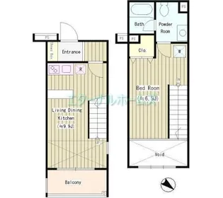 可染館【3階】の間取り