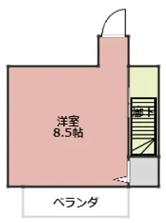 エレガンス利平治B【1階】の間取り