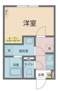 東京都八王子市散田町4【アパート】の間取り