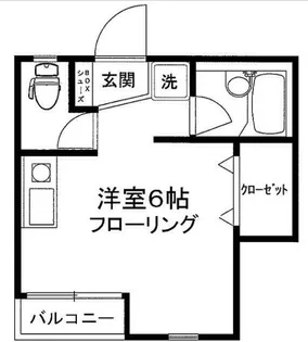 グレース駒沢【1階】の間取り