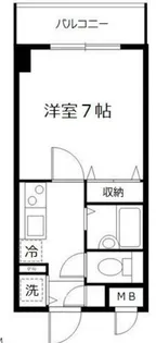 アサイガーデンコート【3階】の間取り