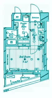 東京都目黒区目黒2【マンション】の間取り