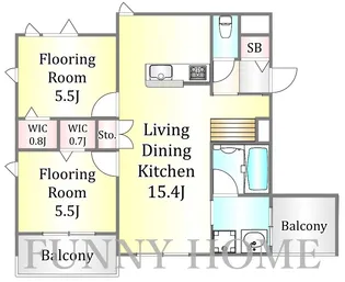 Living Base 8【2階】の間取り