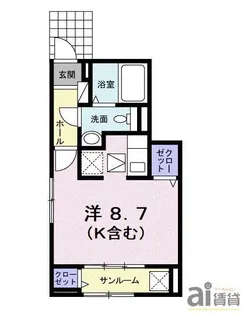 東京都小平市小川東町5【アパート】の間取り