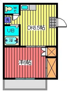 メゾンさくら【2階】の間取り