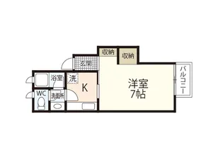 カートル セゾン II【2階】の間取り