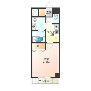 エイトレジデンス岸里【3階】の間取り