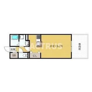 大阪府大阪市阿倍野区桃ケ池町2【アパート】の間取り