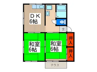 シティハイム神田【1階】の間取り