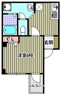 サンシャイン堺東【3階】の間取り