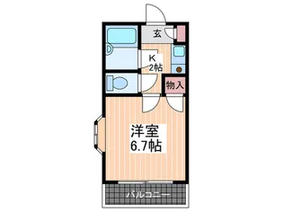 コーポ溝手【3階】の間取り