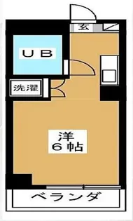 マインドベリタ横浜壱号館【4階】の間取り