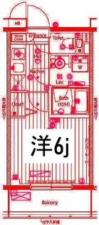 ガーラ・プレシャス川崎【10階】の間取り