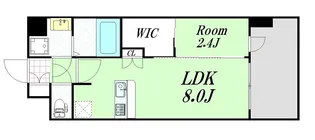 セレニテ阿波座ミラク【10階】の間取り