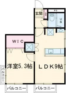 ノア八幡山【1階】の間取り