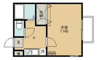 ノーブルユウ【1階】の間取り