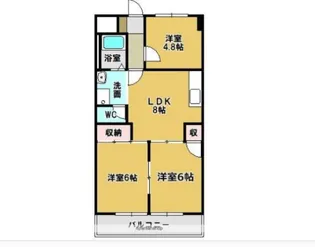 ラファーガI【3階】の間取り