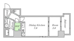 大阪府大阪市福島区玉川3【マンション】の間取り