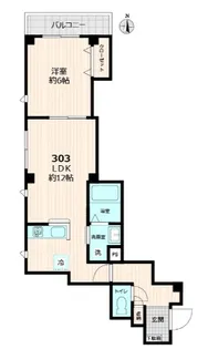 仮称)グレース【3階】の間取り