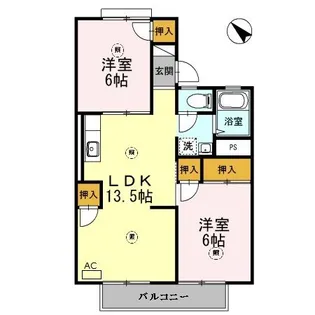 メゾンやましょう【2階】の間取り