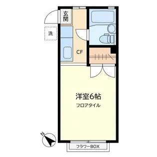 ラ・ベルダン【1階】の間取り