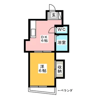 コーポ島田【3階】の間取り