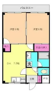 サンライズ【3階】の間取り