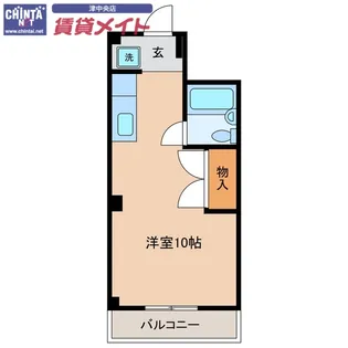 ティアラ桜橋【2階】の間取り