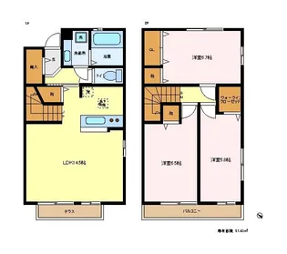 神奈川県横浜市金沢区釜利谷東6【一戸建】の間取り