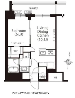 フレンシア高円寺北【2階】の間取り